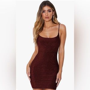 Women’s red dress : size large : wine red